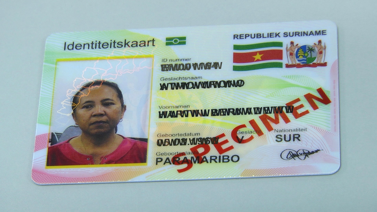 De e-ID is in Suriname een feit